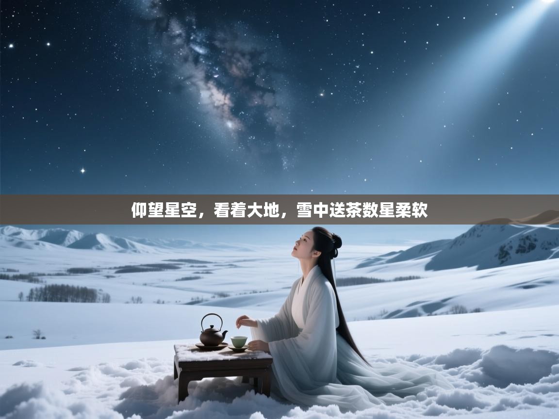 仰望星空，看着大地，雪中送茶数星柔软  第1张