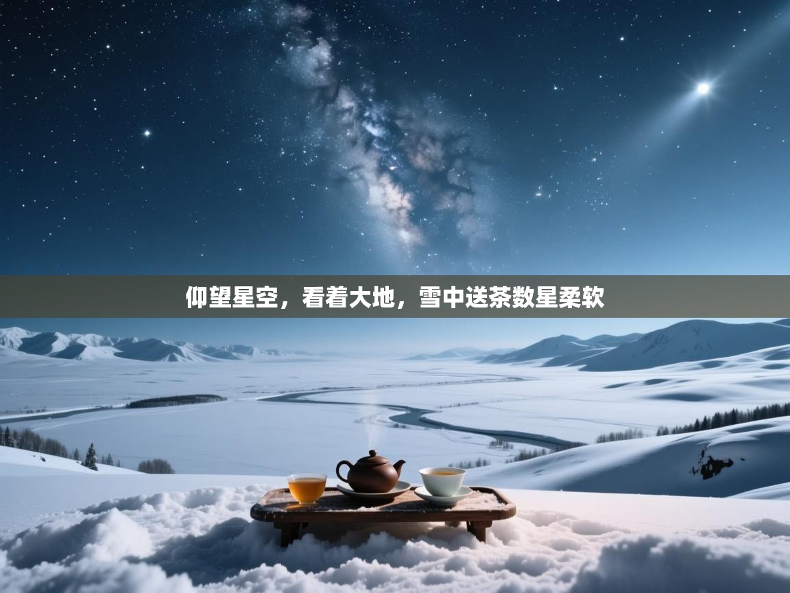 仰望星空，看着大地，雪中送茶数星柔软  第2张